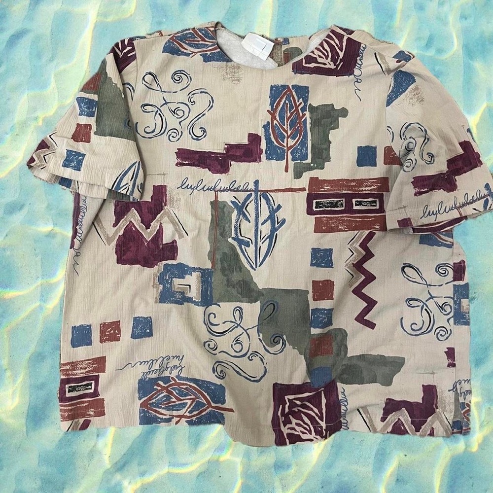 VTG PATTERN BLOUSE